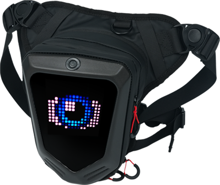 BIOSLED S7-1 LED Pixel Screen Motorcycle Leg Bag