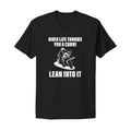 When Life Throws You A Curve Motorcycle T-Shirt