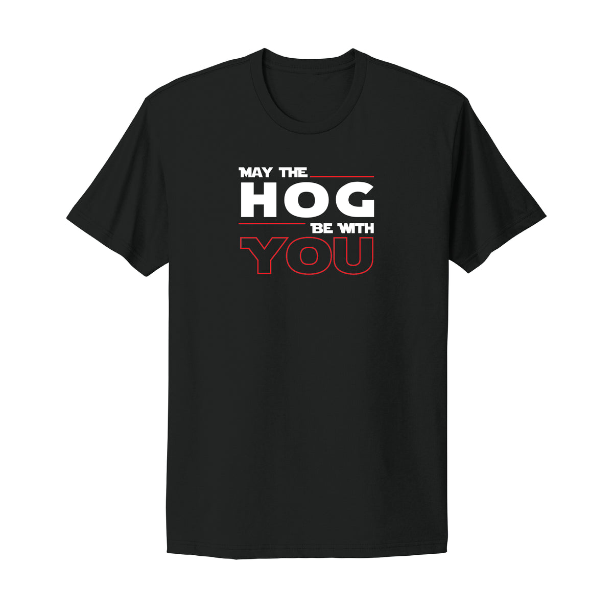May The Hog Be With You Motorcycle T-Shirt