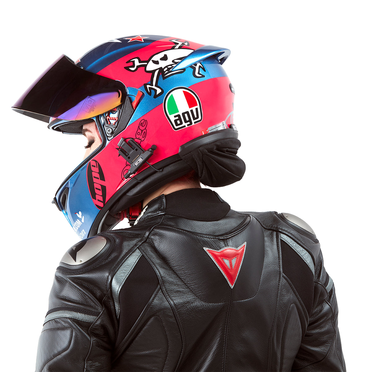 Hightail Helmet-Mounted Hair Protector